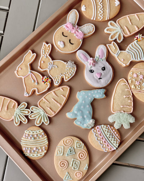 Ready to Decorate- 16 Easter Themed Vanilla Snaps