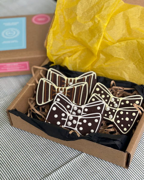 Ready to Eat Hand Made Cookies- Father's Day Bowties