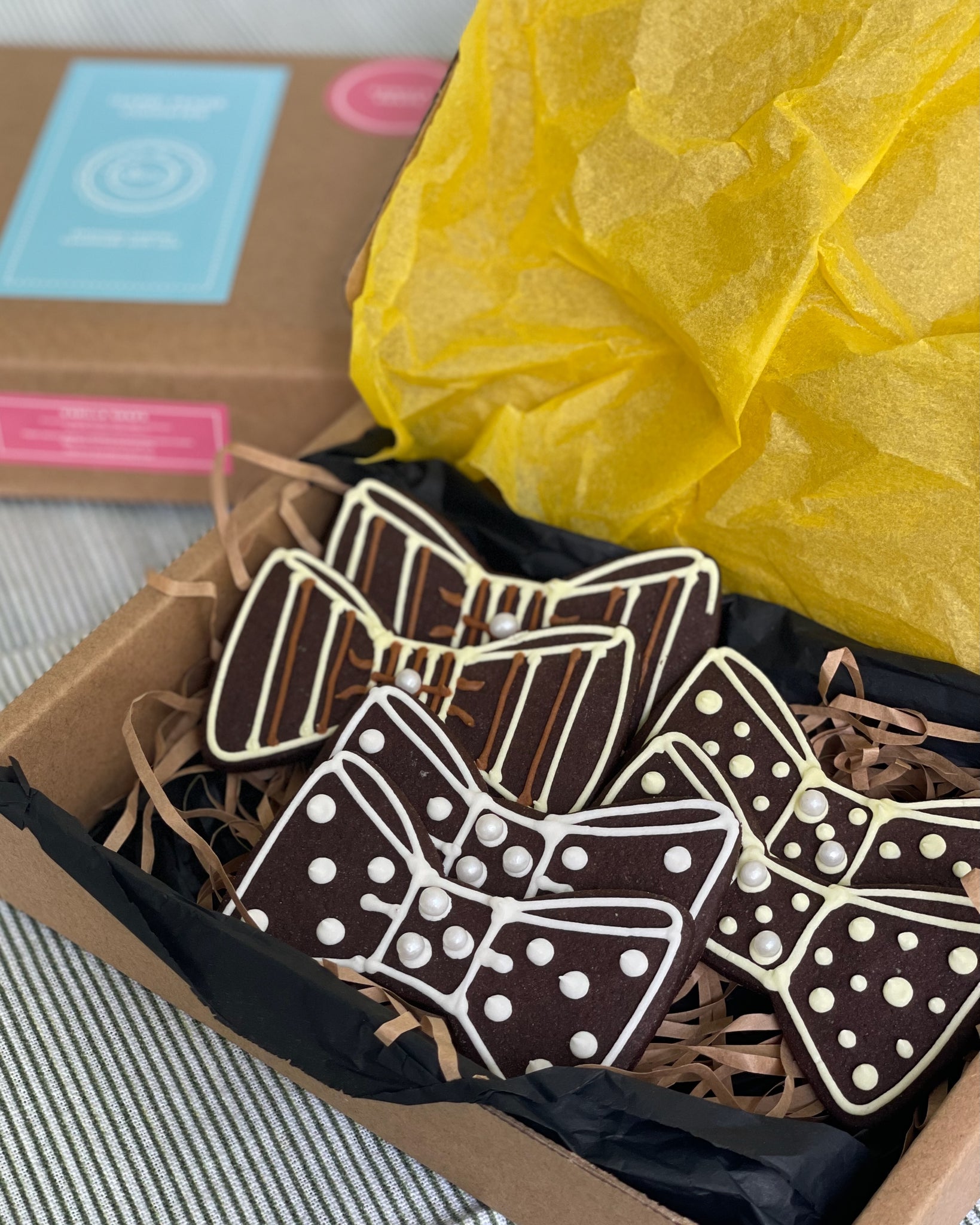 Ready to Eat Hand Made Cookies- Father's Day Bowties