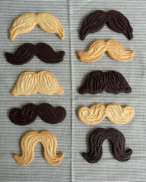 Ready to Eat Hand Made Cookies- Father's Day Moustaches